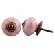 Pink Tiny Flower Dresser Knob